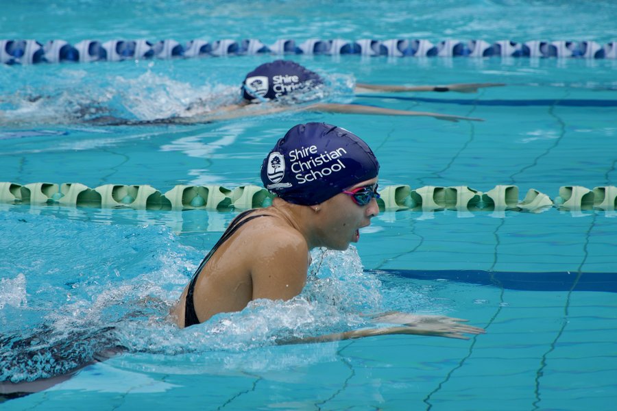 swimming